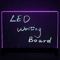 LED Writing board is amazing product with Unlimited Color Combinations Easy to Write and Wipe